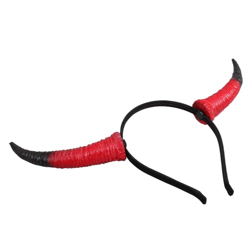 ZUNOXAZ Sheep Horn Cosplay Stirnband Leichtes Festival Haarband Fotorequisite für Halloween Karneval Maskerade Party Zubehör von ZUNOXAZ