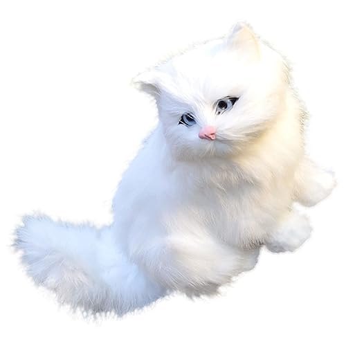 ZUNOXAZ Simulation Pelzkatze Realistisches Katzenmodell aus Hochwertigem Material für Zuhause und Unterwegs ZUNOXAZ Simulation Pelzkatze Realistisches Katzenmodell aus Hochwertigem Material für Zuhause und Unterwegs von ZUNOXAZ