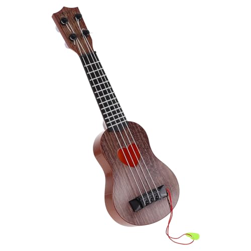 ZUNOXAZ Simulation Ukulele Musikinstrument Lernspielzeug Musikalische Früherziehung Montessori Geeignet für Jungen Mädchen von ZUNOXAZ