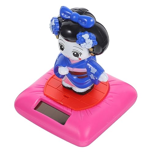 ZUNOXAZ Solarbetriebene Kimono Puppe mit Nickendem Kopf Cartoon Design Stehende Auto Desktop Dekoration Niedliche Japanische Figur für Haus Büro und Gartendeko ZUNOXAZ Solarbetriebene Kimono Puppe mit Nickendem Kopf Cartoon Design Stehende Auto Desktop Dekoration Niedliche Japanische Figur für Haus Büro und Gartendeko von ZUNOXAZ
