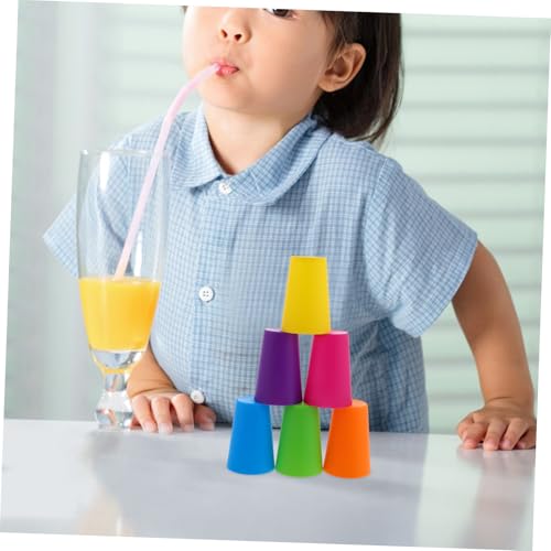 ZUNOXAZ Stackbare Becher Spielset für Kleinkinder Konzentrations Reaktionsspiel Outdoor Aktivität Wettbewerbsspiel für Jungen Mädchen Feinmotorik und Teamwork von ZUNOXAZ