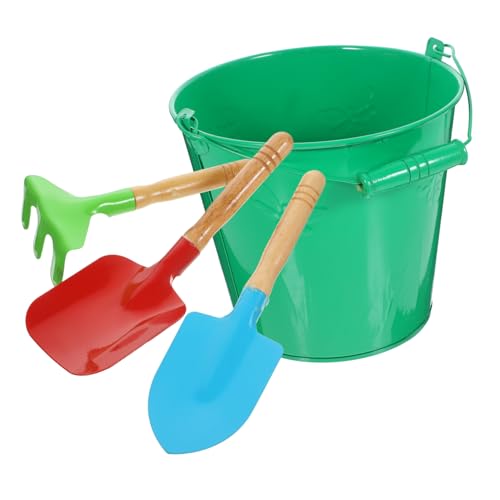ZUNOXAZ Strandspielzeug Teilig Bunte Sandspielzeuge mit Schaufel und Eimer aus Robustem Ergonomisch Gestaltet für Kleinen Kinderhände für Strand und Garten im Sommer von ZUNOXAZ