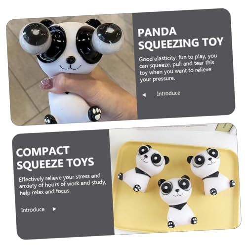 ZUNOXAZ Stressabbau Panda Squeeze Cartoon Antistress für Hände Finger Handgelenk Übungen Geschenk für Erwachsene von ZUNOXAZ