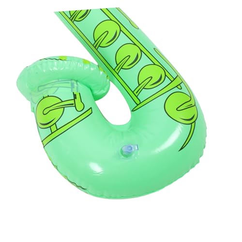 ZUNOXAZ Teiliges Aufblasbares Partyset aus PVC Gitarre Saxophon Trompete Keyboard und Trommel Leichtes und Zufällige Farben für Geburtstagsfeiern und Bühnenauftritte von ZUNOXAZ