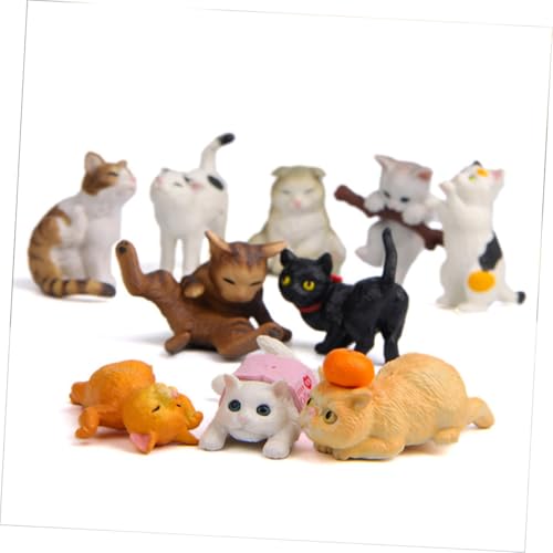 ZUNOXAZ Teiliges Kleine Katzenfiguren Tischdekoration Niedliche Kätzchen Desktop Deko Stabile Kunststoff Ornamente Geschenkidee für Familie und Freunde ZUNOXAZ Teiliges Kleine Katzenfiguren Tischdekoration Niedliche Kätzchen Desktop Deko Stabile Kunststoff Ornamente Geschenkidee für Familie und Freunde von ZUNOXAZ