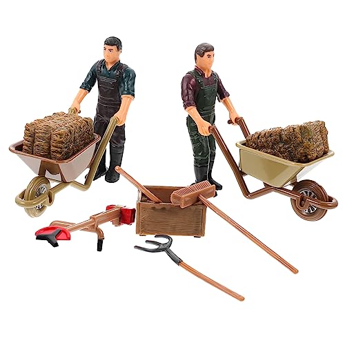 ZUNOXAZ Teiliges Miniatur Bauernhof Zubehör Set mit Realistischen Figuren und Werkzeugen Detailgetreue Farm Modellspielzeuge für Sandtisch Gartendekoration Rollenspiele und ZUNOXAZ Teiliges Miniatur Bauernhof Zubehör Set mit Realistischen Figuren und Werkzeugen Detailgetreue Farm Modellspielzeuge für Sandtisch Gartendekoration Rollenspiele und von ZUNOXAZ