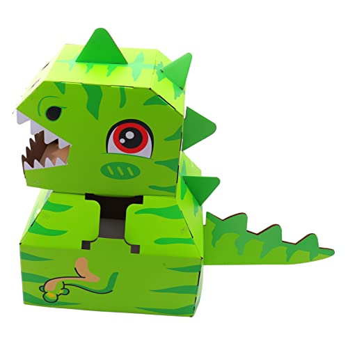 ZUNOXAZ Tragbare Dinosaurier Kartonbox für DIY aus Pappe für Kreatives Cosplay und Rollenspiel Leicht und Stabil Fördert die Fantasie und Geschicklichkeit von ZUNOXAZ