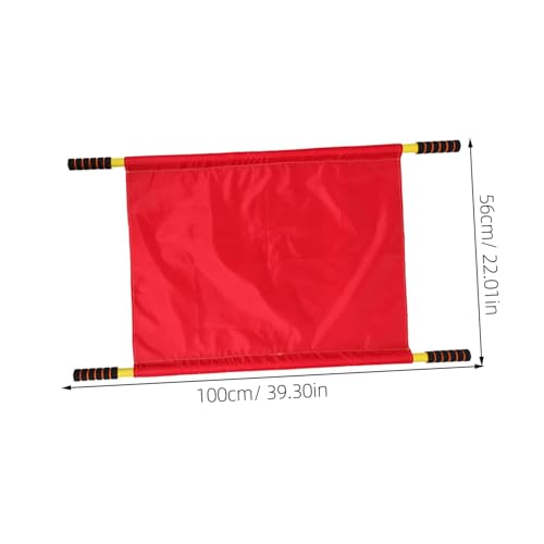 ZUNOXAZ Tragbares Faltbares Stretcher Teamwork sensoriktraining Kindergarten Outdoor Spiel Notfallreaktionstraining Rot von ZUNOXAZ
