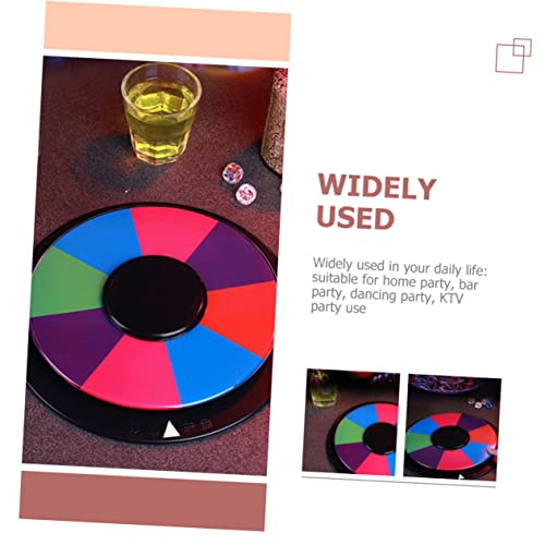 ZUNOXAZ Trinkspiel Drehbares Party Doppelseitigem Felder Spielbrett Party Ktv Spiel Zubehör für Gesellige Trinkrunden Langlebig und Sicher für Bar und Zuhause von ZUNOXAZ