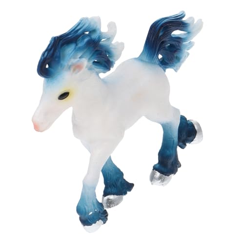 ZUNOXAZ Unicorn Desktop Decor aus Hochwertigem Kunststoff Lebensechte Pegasus Figur Umweltfreundliche Indoor Ornament Vielseitige Tischdekoration für Zimmer Büro Auto Kinderfreundlich von ZUNOXAZ