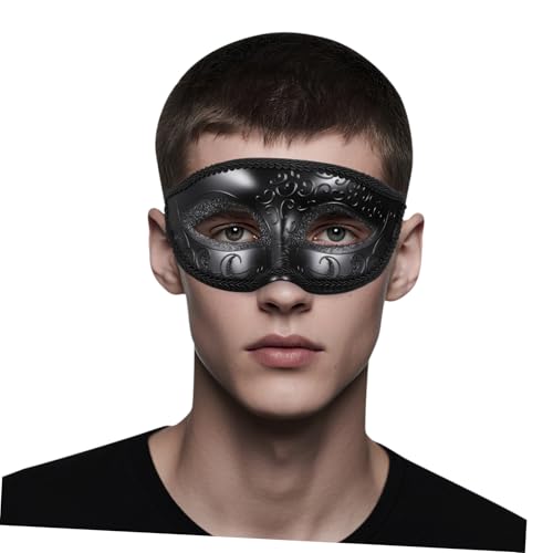 ZUNOXAZ Vintage Spitzen Masquerade Maske für Erwachsene Venezianische Halbe Augenmaske Schwarze Karnevalsmaske für Halloween Cosplay Kostümparty Komfortabel und Auffällig ZUNOXAZ Vintage Spitzen Masquerade Maske für Erwachsene Venezianische Halbe Augenmaske Schwarze Karnevalsmaske für Halloween Cosplay Kostümparty Komfortabel und Auffällig von ZUNOXAZ