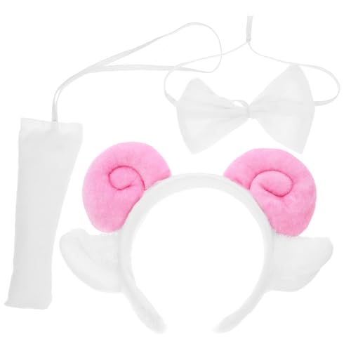 ZUNOXAZ Weiches Schaf Haarreif mit Plüschhörnern und Schleife Niedliches Tierkostüm Zubehör für Damen Vielseitig Einsetzbar für Halloween Cosplay und Party Komfortabel und Modisch ZUNOXAZ Weiches Schaf Haarreif mit Plüschhörnern und Schleife Niedliches Tierkostüm Zubehör für Damen Vielseitig Einsetzbar für Halloween Cosplay und Party Komfortabel und Modisch von ZUNOXAZ