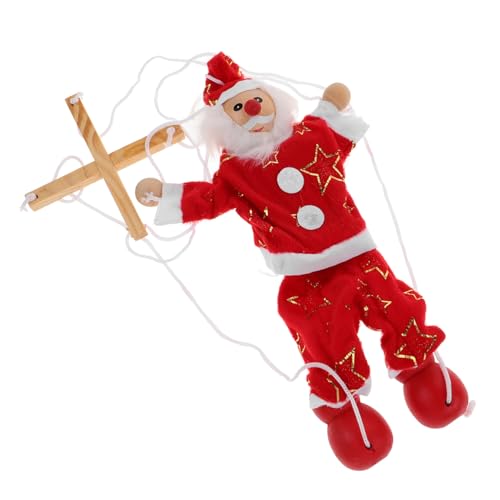 ZUNOXAZ Weihnachtliche Holz Marionette Santa Claus mit Ziehschnur Bunte Hand Puppe für Interaktives zur Fingerfertigkeit und Kreativen Unterhaltung Festliche Dekoration und Geschenkidee ZUNOXAZ Weihnachtliche Holz Marionette Santa Claus mit Ziehschnur Bunte Hand Puppe für Interaktives zur Fingerfertigkeit und Kreativen Unterhaltung Festliche Dekoration und Geschenkidee von ZUNOXAZ