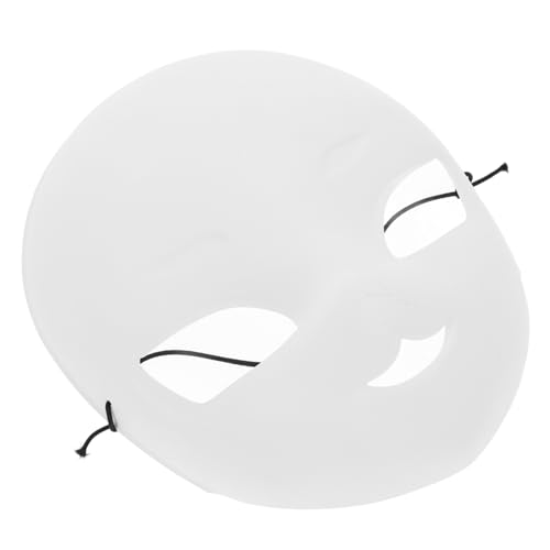 ZUNOXAZ Weiße Vollgesichts Maske aus Stabilem Kunststoff DIY Blanko Maske zum Bemalen Unisex für Erwachsene für Kostümparty Karneval ZUNOXAZ Weiße Vollgesichts Maske aus Stabilem Kunststoff DIY Blanko Maske zum Bemalen Unisex für Erwachsene für Kostümparty Karneval von ZUNOXAZ