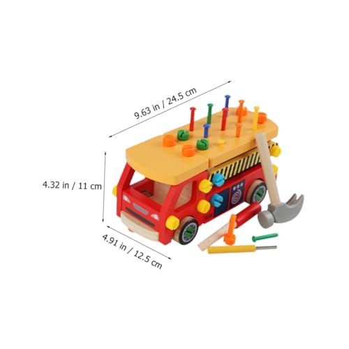 ZUNOXAZ Werkzeugset Holzspielzeug Robustes Montessorispielzeug für Jungen Mädchen Ab Jahren Kreatives Lernspielzeug Schrauben Montieren Bauen ZUNOXAZ Werkzeugset Holzspielzeug Robustes Montessorispielzeug für Jungen Mädchen Ab Jahren Kreatives Lernspielzeug Schrauben Montieren Bauen von ZUNOXAZ