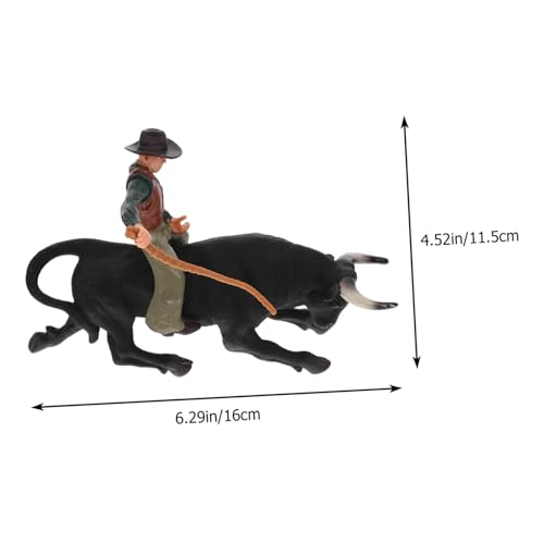 ZUNOXAZ Western Cowboy Bull und Matador Modellspielset Realistische Simulation Verarbeitung Detailreiche Figuren Pädagogisches Rollenspielzeug für Junge Mädchen ZUNOXAZ Western Cowboy Bull und Matador Modellspielset Realistische Simulation Verarbeitung Detailreiche Figuren Pädagogisches Rollenspielzeug für Junge Mädchen von ZUNOXAZ