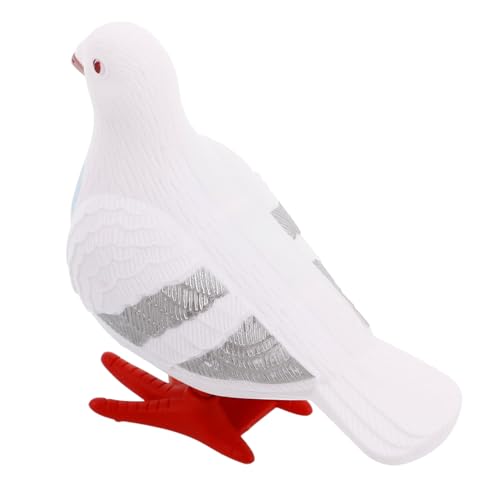 ZUNOXAZ Wind Up Tauben Windspiel Hüpfende Taube Aufziehvogel Kinderparty Sammelfigur Weiß Pädagogisches Hüpfspielzeug Hand Auge Koordination ZUNOXAZ Wind Up Tauben Windspiel Hüpfende Taube Aufziehvogel Kinderparty Sammelfigur Weiß Pädagogisches Hüpfspielzeug Hand Auge Koordination von ZUNOXAZ