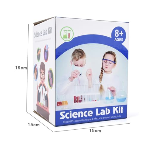 ZUNOXAZ Wissenschafts Experimentierkasten Chemie Set DIY Labor für Jungen und Mädchen Fördert Praktische Fähigkeiten und Entdeckerlust Lernspielzeug für Zuhause und Schule Zufällige Farbe ZUNOXAZ Wissenschafts Experimentierkasten Chemie Set DIY Labor für Jungen und Mädchen Fördert Praktische Fähigkeiten und Entdeckerlust Lernspielzeug für Zuhause und Schule Zufällige Farbe von ZUNOXAZ