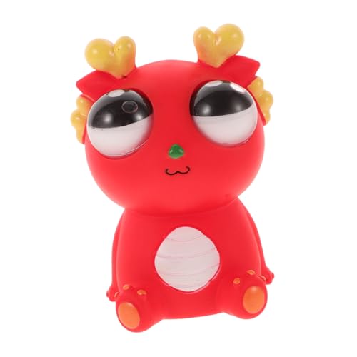 ZUNOXAZ Witziges Wackeliges Stressspielzeug Drache mit Hervorquellenden Augen Weiches Squishy für Erwachsene und Kompaktes Tragbares Stress Gadget Detailreich Verarbeitet für Stressabbau von ZUNOXAZ
