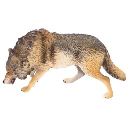 ZUNOXAZ Wolf Figur Realistisches Wildtiermodell aus Dekorative Sammlung für Gartenlandschaft und Schreibtischdekoration Kognitives für Kreative Lernumgebungen ZUNOXAZ Wolf Figur Realistisches Wildtiermodell aus Dekorative Sammlung für Gartenlandschaft und Schreibtischdekoration Kognitives für Kreative Lernumgebungen von ZUNOXAZ