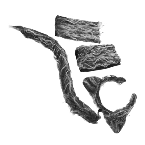 ZUNOXAZ Wolf Kostüm Teilig mit Stirnband Handschuhen und Niedliches Cosplay Zubehör für Halloween Fasching Werwolf Kostüm Tierkostüm für Festival Rollenspiel ZUNOXAZ Wolf Kostüm Teilig mit Stirnband Handschuhen und Niedliches Cosplay Zubehör für Halloween Fasching Werwolf Kostüm Tierkostüm für Festival Rollenspiel von ZUNOXAZ