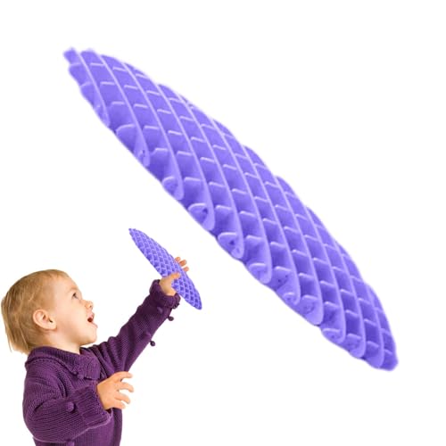 Zappel-Wurm-Spielzeug – sensorisches Spielzeug zum Stressabbau, lustiges elastisches, expandierendes Wurm-Zappelspielzeug für Kinder und Erwachsene, großes Wurm-Widerstand-Zappelspielzeug für Reisen von ZUREGO