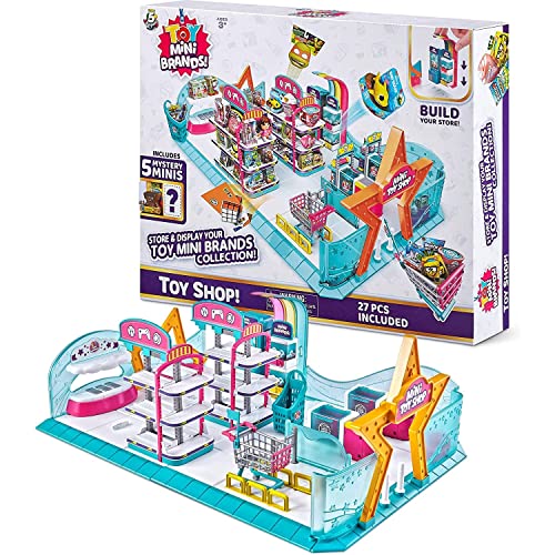 Mini Brands Mini Toy Shop Playset Series 1, Includes 5 Exclusive Mystery Mini Collectibles, Store and Display Collectible Mini Toys von 5 Surprise