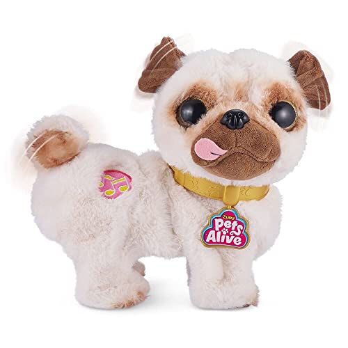 Pets Alive Poppy der Popo wackelnde Mops - Interaktiver tanzender Plüschwelpe von ZURU Pets Alive Poppy der Popo wackelnde Mops - Interaktiver tanzender Plüschwelpe von ZURU von Pets Alive