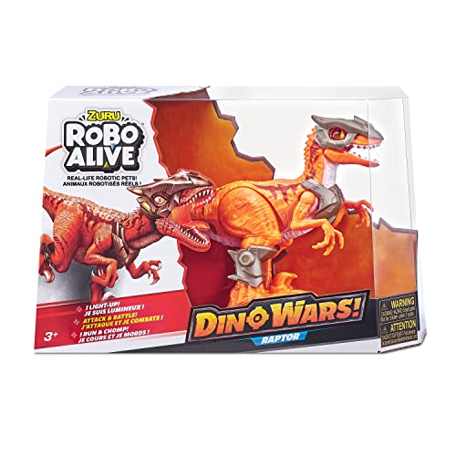 Robo Alive Dino Wars Dinosaurier Raptor, Roboter-Spielzeug, realistische Dinosaurier-Bewegung von ROBO ALIVE