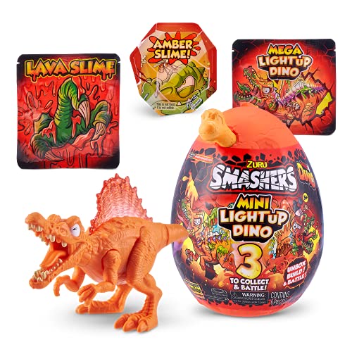 Smashers Mini Light Up Ei Serie 4, Dinosaurier Spinosaurus-Ei mit vielen Überraschungen! Smashers Mini Light Up Ei Serie 4, Dinosaurier Spinosaurus-Ei mit vielen Überraschungen! von ZURU SMASHERS