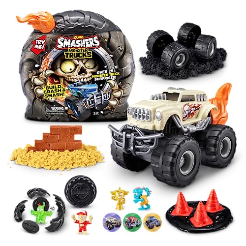 Smashers Monster Truck Surprise, Skeleton Screecher, von ZURU Monster Truck, Überraschung (Skeleton Screecher) von ZURU SMASHERS