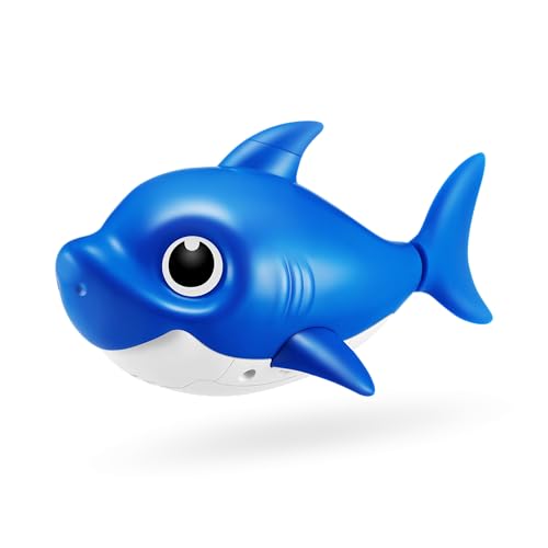 ZURU Robo Alive Junior Baby Shark Battery-Powered Sing and Swim Bath Toy by (Blue Daddy Shark) von ROBO ALIVE