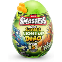 ZURU 74132TQ1 Smashers - Surprise Nano Jurassic Light Up Dino Ei, Überraschungsinhalt ZURU 74132TQ1 Smashers - Surprise Nano Jurassic Light Up Dino Ei, Überraschungsinhalt von ZURU