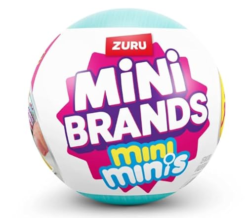 ZURU Mini Brands Mini Minis, Sammlerstück Küche & Lebensmittel Miniaturen, Fill The Fridge Collection - Single Ball von ZURU