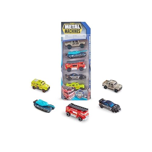 Zuru Metallmaschinen City Force Car Pack mit 5 Autos und für Kinder ab 3 Jahren von Zuru