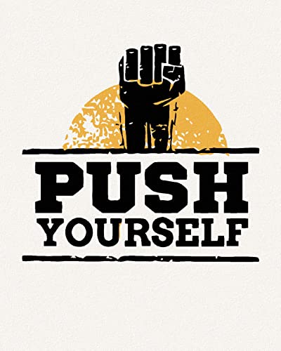 Malen nach Zahlen - PUSH YOURSELF 40x50 cm ohne Keilrahmen von ZUTY
