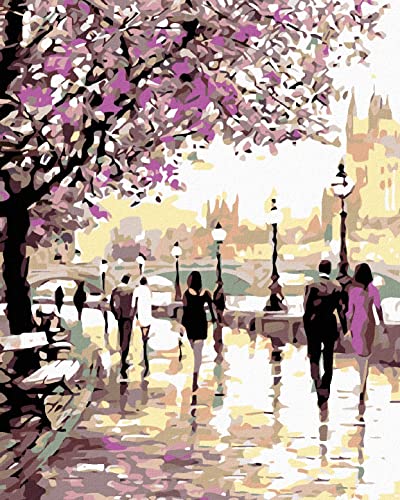 ZUTY 2318192, Malen nach Zahlen-Sakura IN PRAG 80x100 cm ohne Keilrahmen, not Framed ZUTY 2318192, Malen nach Zahlen-Sakura IN PRAG 80x100 cm ohne Keilrahmen, not Framed von ZUTY