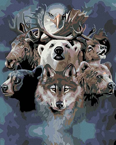 ZUTY 954212, Malen nach Zahlen-Wildnis 80x100 cm ohne Keilrahmen, not Framed ZUTY 954212, Malen nach Zahlen-Wildnis 80x100 cm ohne Keilrahmen, not Framed von ZUTY