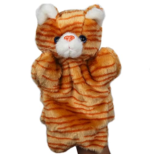 Tabby Katzen-Handpuppen, Plüschtier-Spielzeug für fantasievolle Kinder Tabby Katzen-Handpuppen, Plüschtier-Spielzeug für fantasievolle Kinder von ZUXUCUVU