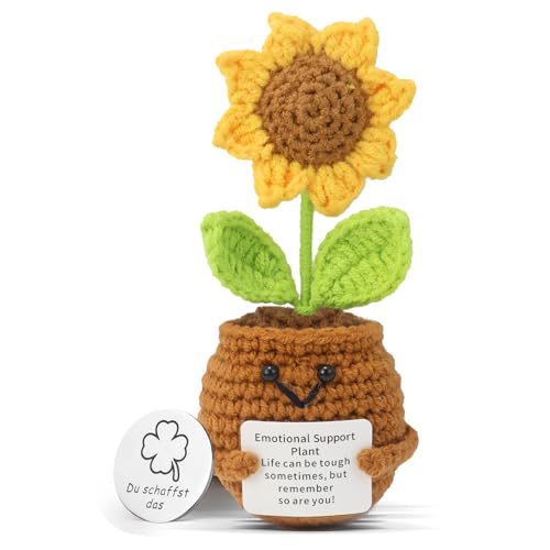 ZUZGO Pocket Hug Positive Sonnenblumen Glücksbringer Geschenke für Gute Besserung Mutmacher Positive Kartoffel Geschenk Emotional Support ZUZGO Pocket Hug Positive Sonnenblumen Glücksbringer Geschenke für Gute Besserung Mutmacher Positive Kartoffel Geschenk Emotional Support von ZUZGO