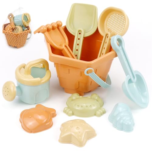 ZUZGO Sandspielzeug Set Sandkasten Spielzeug Strandspielzeug für Jungen Mädchen Kinder (A) von ZUZGO