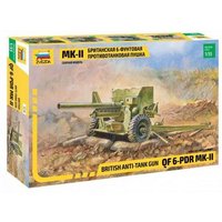 ZVEZDA 3518 1:35 Brit. 6 Pfd Pz.Abwehrkanone (WA) von ZVEZDA