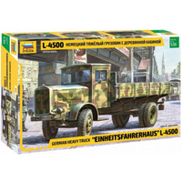 ZVEZDA 3647 1:35 WWII Deutscher Transport-Lkw L4500S Einheitskabine von ZVEZDA