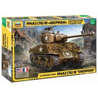ZVEZDA 3676 1:35 M4 A3 (76 mm) Sherman von ZVEZDA