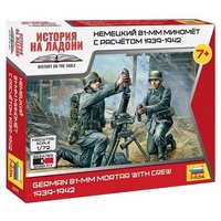 ZVEZDA 6111 1:72 Deutscher 81 mm Mörser mit Besatzung ZVEZDA 6111 1:72 Deutscher 81 mm Mörser mit Besatzung von ZVEZDA
