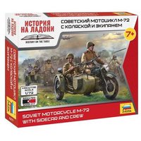 ZVEZDA 6277 1:72 M-72 Seitenwagen-Motorrad mit Besatzung ZVEZDA 6277 1:72 M-72 Seitenwagen-Motorrad mit Besatzung von ZVEZDA