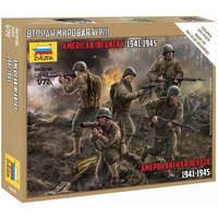 ZVEZDA 6278 1:72 WWII US-Infanterie von ZVEZDA