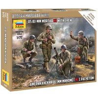 ZVEZDA 6287 1:100 US 81 mm Mörser mit Besatzung ZVEZDA 6287 1:100 US 81 mm Mörser mit Besatzung von ZVEZDA