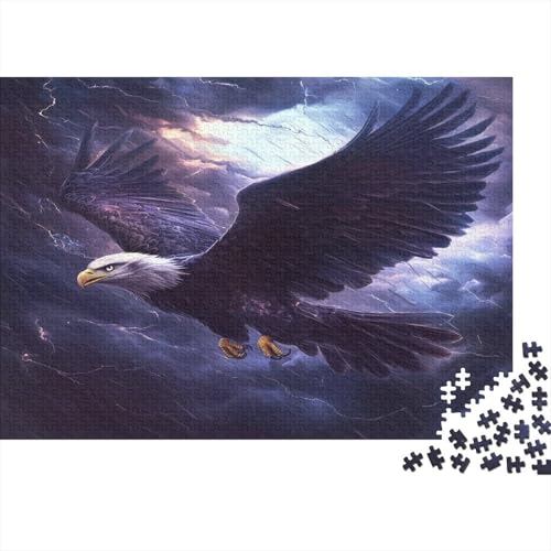 Adler Puzzle 1000 Teile Erwachsene Puzzles Für Erwachsene Klassische Puzzles 1000 Teile Erwachsene Puzzlespiel Schwer Pädagogisches Spielzeug Erwachsene Kinder Puzzel 1000pcs (75x50cm) von ZWABFOFYV