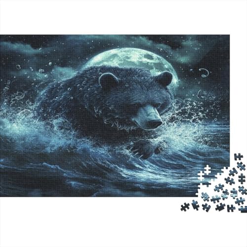 Bär Puzzle 1000 Teile Puzzle Erwachsene Schwieriges Schwer Puzzle Für Erwachsene Und Kinder Ab 14 Jahren Puzzel 1000pcs (75x50cm) von ZWABFOFYV